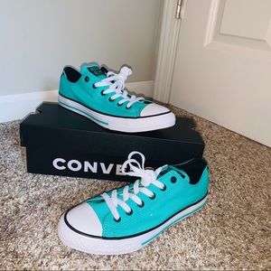 Pure Teal Low Top Converse